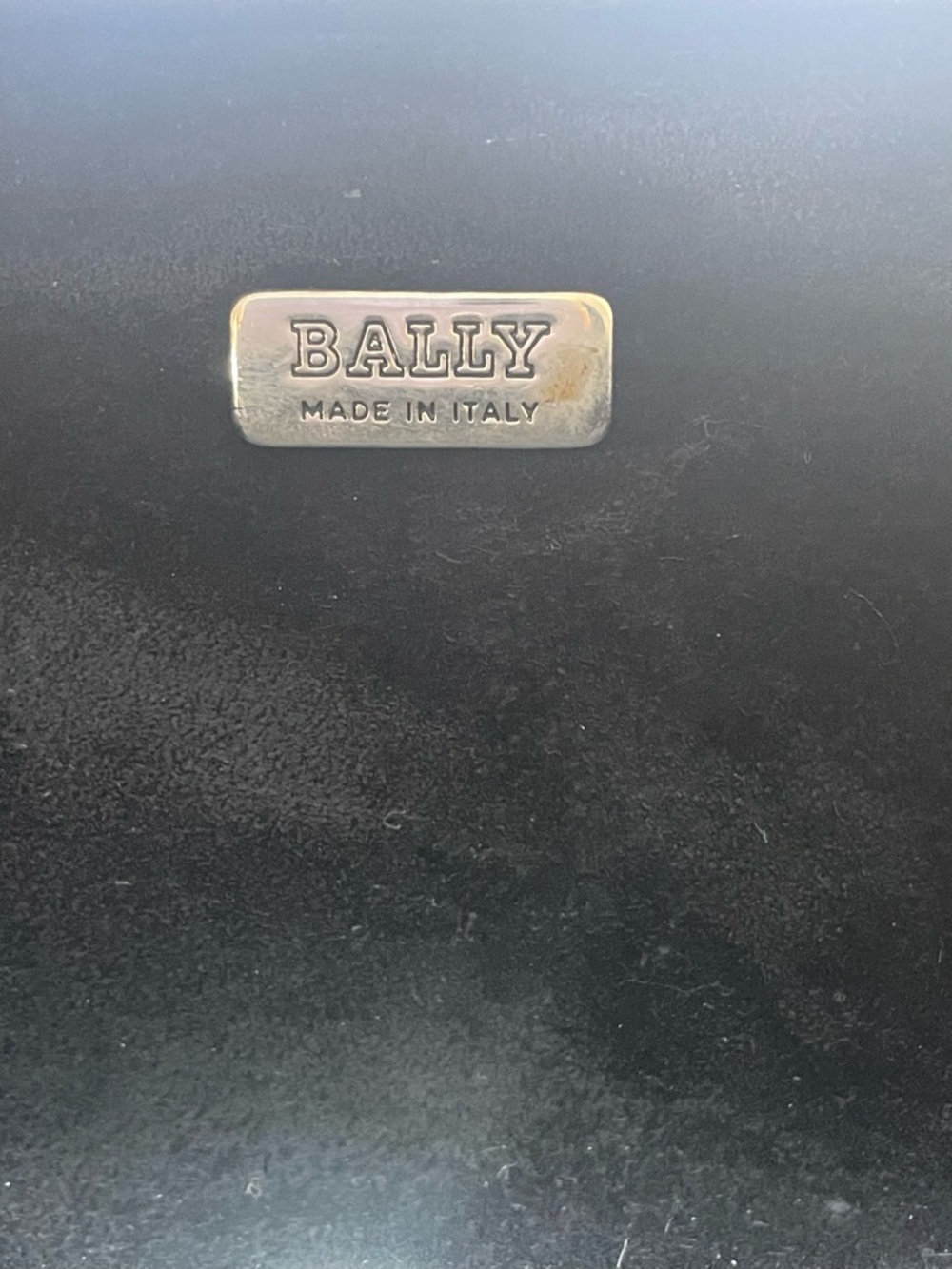 Bally Clutch Bag Made in Italy Silver Chain Strap Crystal Rhinestones - Picture 5 of 11